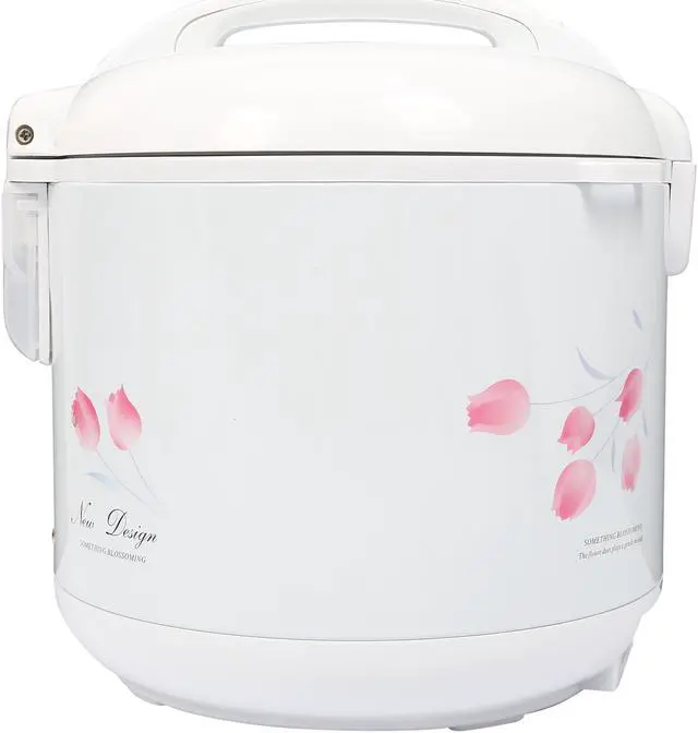 Alt view image 4 of 7 - Tayama Cool Touch 5-Cup Rice Cooker and Warmer with Steam Basket, White TRC-04