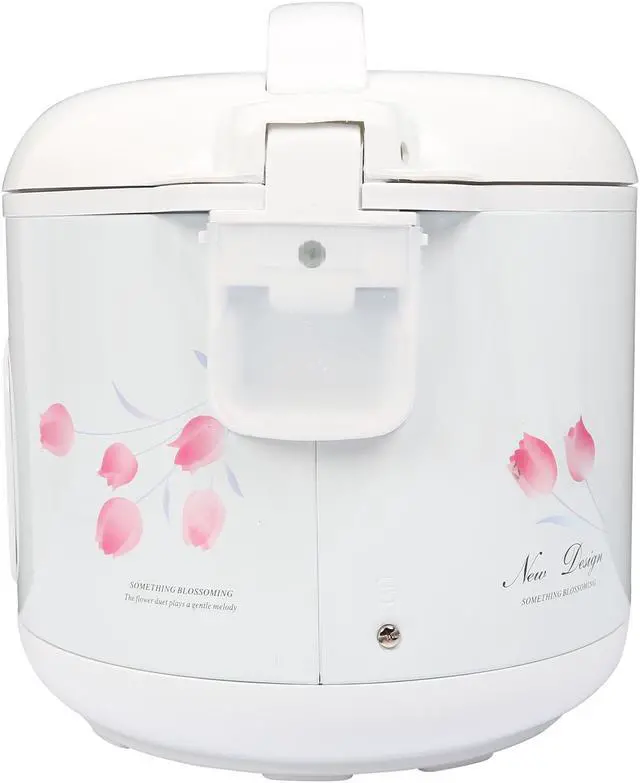 Alt view image 5 of 7 - Tayama Cool Touch 5-Cup Rice Cooker and Warmer with Steam Basket, White TRC-04