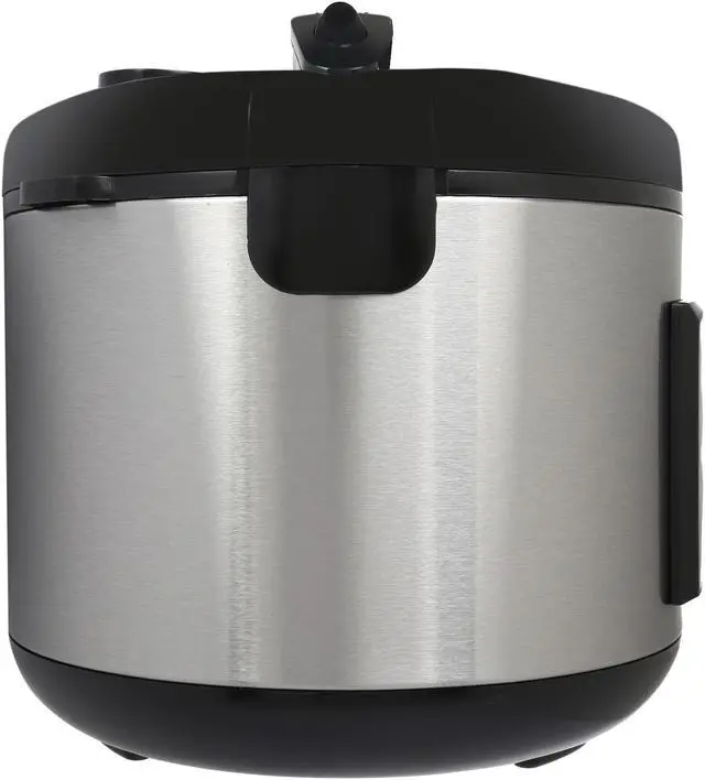 Alt view image 5 of 7 - Tayama TRC-80 MICOM Digital Rice Cooker and Food Steamer, Black, 16 Cups cooked/8 Cups Uncooked