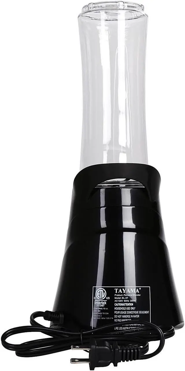 Alt view image 6 of 8 - Tayama BL-07 Personal Blender 300 Watts, Black