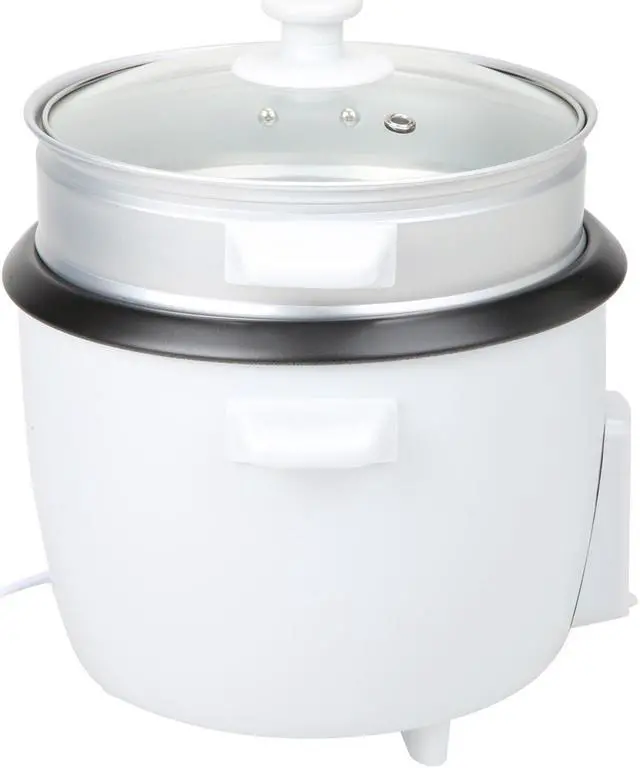 Alt view image 3 of 7 - Tayama RC-8  8 Cups Uncooked / 16 Cups Cooked Rice Cooker with Steam Tray, White