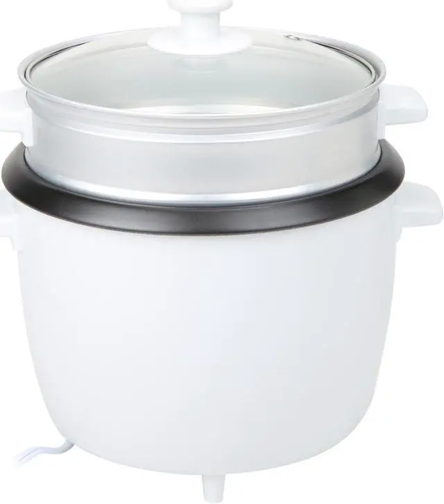 Alt view image 4 of 7 - Tayama RC-8  8 Cups Uncooked / 16 Cups Cooked Rice Cooker with Steam Tray, White