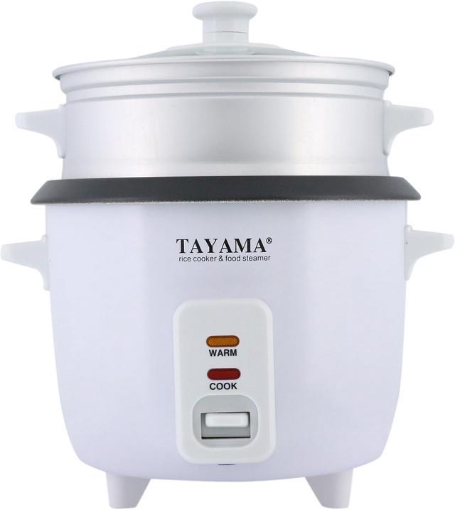 Tayama Rc-3 Rice Cooker & Food Steamer 3 Cup in White for sale online