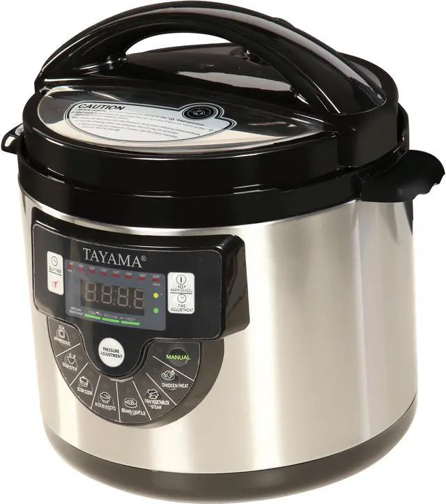 Main image of Tayama TMC-60SS Electric Pressure Cooker with Stainless Steel Pot 6 Quarts
