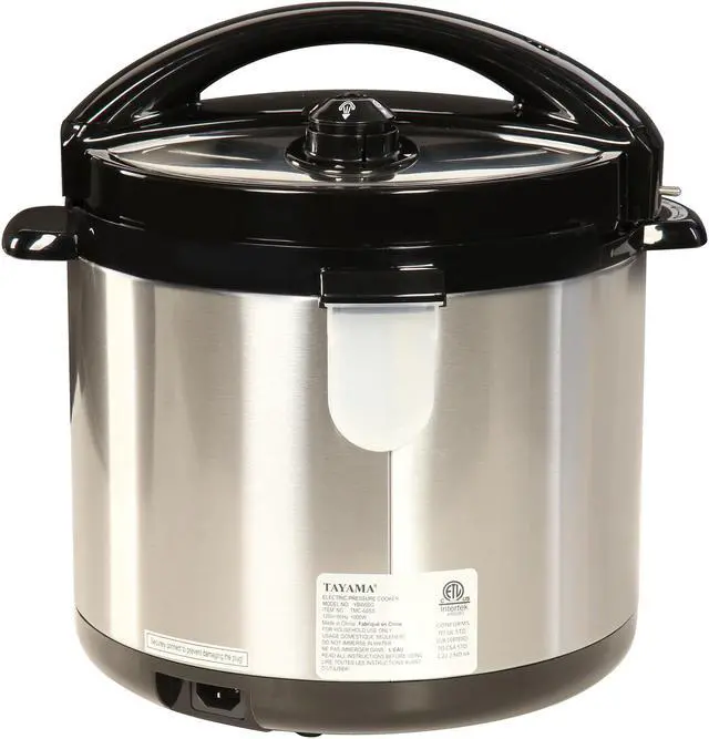 Alt view image 4 of 8 - Tayama TMC-60SS Electric Pressure Cooker with Stainless Steel Pot 6 Quarts