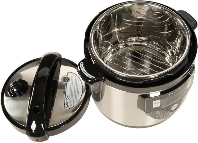 Alt view image 6 of 8 - Tayama TMC-60SS Electric Pressure Cooker with Stainless Steel Pot 6 Quarts