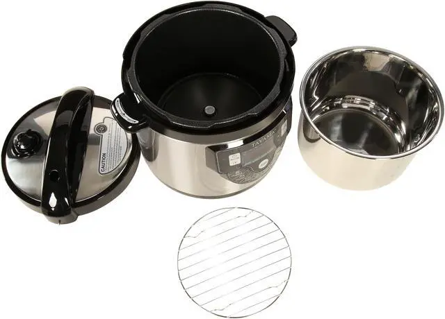 Alt view image 7 of 8 - Tayama TMC-60SS Electric Pressure Cooker with Stainless Steel Pot 6 Quarts