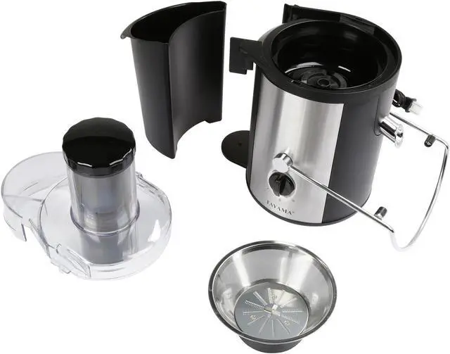 Alt view image 5 of 6 - Tayama TJ-8K129 Black Juicer Stainless Steel, Powerful 700 Watts, Large, Black