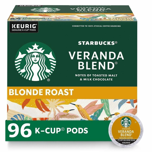 Main image of Starbucks K-Cup Veranda Blend Coffee - Compatible with Keurig Brewer - Light - K-Cup - Veranda Blend - 24/Box - 4/Carton - 12434950CT