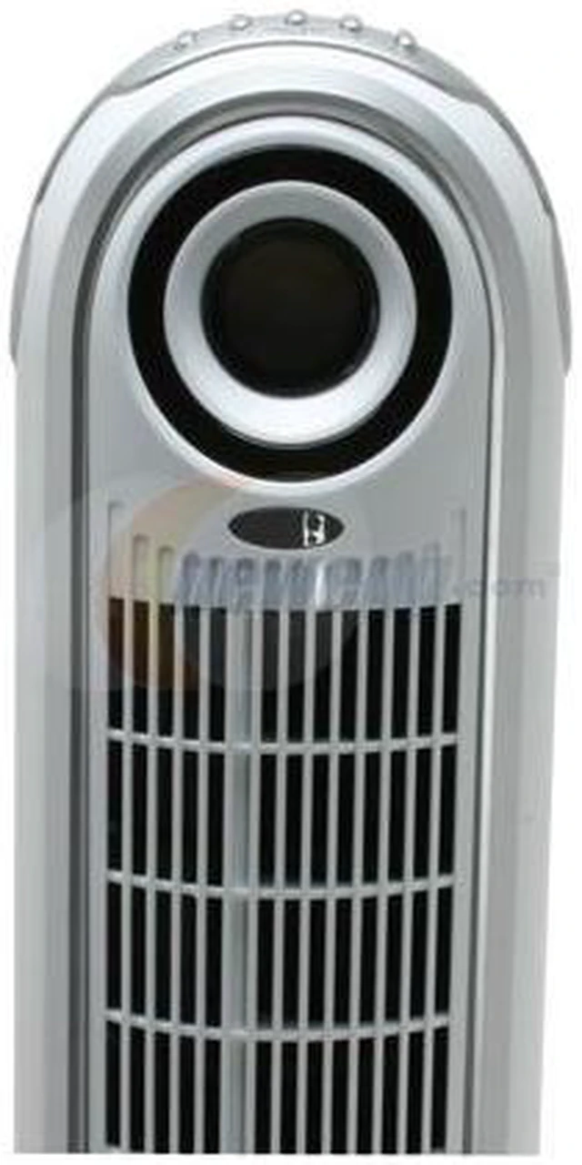 Alt view image 2 of 9 - Sunpentown Tower Fan with Ionizer, White/Silver SF-1521