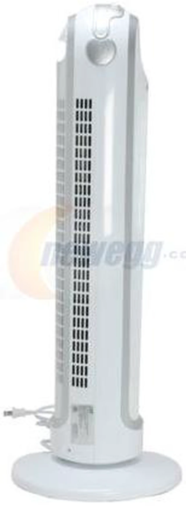 Alt view image 5 of 9 - Sunpentown Tower Fan with Ionizer, White/Silver SF-1521