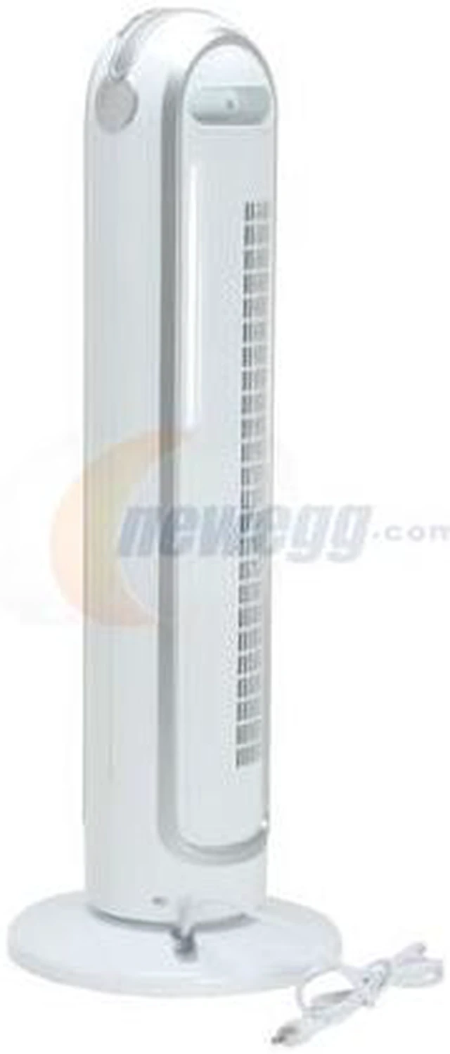 Alt view image 7 of 9 - Sunpentown Tower Fan with Ionizer, White/Silver SF-1521