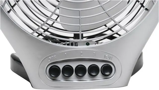 Alt view image 5 of 6 - Sunpentown SF-0703 7" Silent Electric Desktop Fan with Ionizer