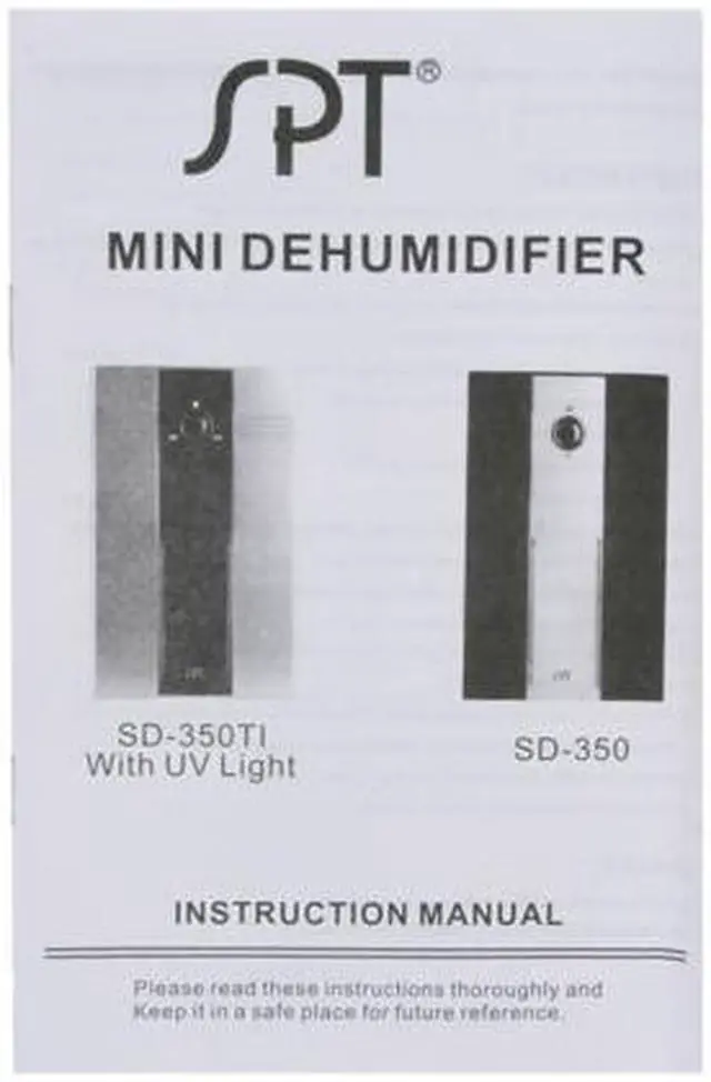 Alt view image 8 of 9 - Sunpentown SD-350Ti Mini Dehumidifier Silver