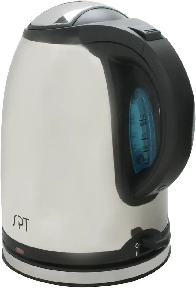 Alt view image 2 of 6 - Sunpentown SK-1268S Stainless Steel 1.2L Stainless Cordless Electric Kettle