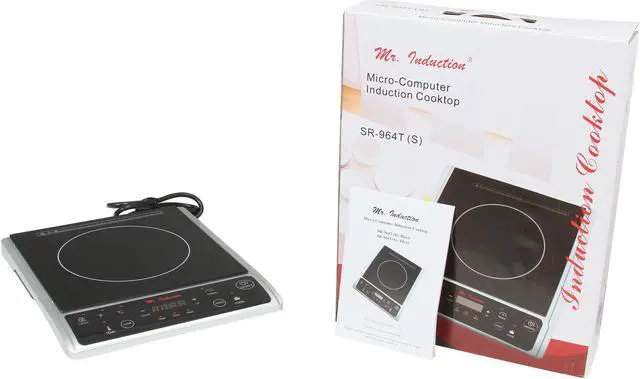 Alt view image 6 of 6 - Supentown SR-964TS 1300W Induction Cooktop, Silver