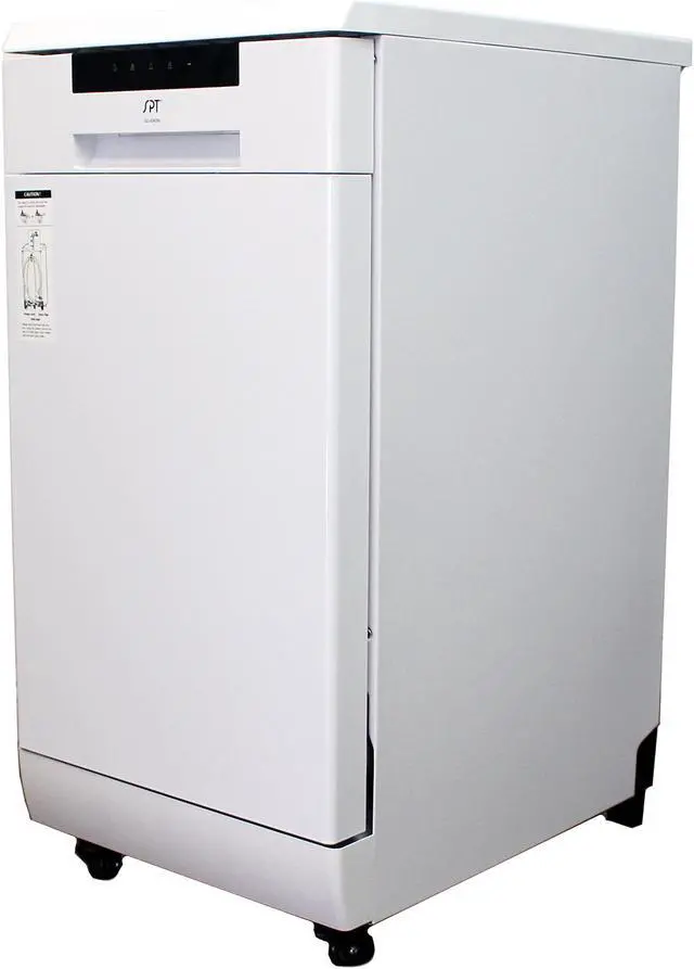 Alt view image 2 of 6 - Sunpentown SD-9263W 18" Energy Star Portable Dishwasher - White