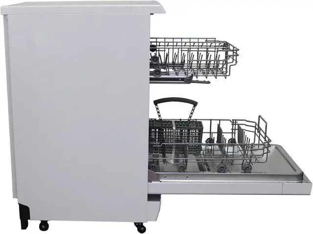 Alt view image 6 of 6 - Sunpentown SD-9263W 18" Energy Star Portable Dishwasher - White