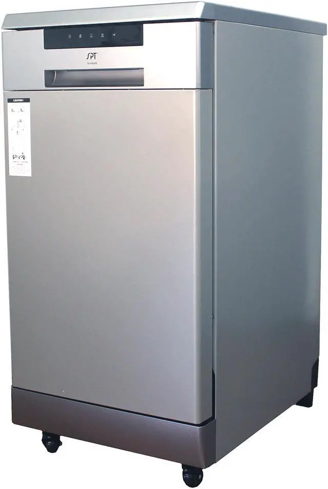 Alt view image 3 of 7 - Sunpentown SD-9263SS 18" Energy Star Portable Dishwasher - Stainless Steel