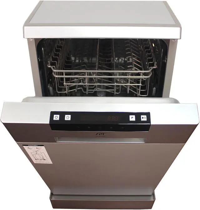 Alt view image 6 of 7 - Sunpentown SD-9263SS 18" Energy Star Portable Dishwasher - Stainless Steel
