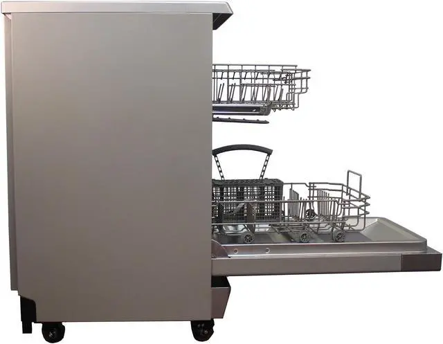 Alt view image 7 of 7 - Sunpentown SD-9263SS 18" Energy Star Portable Dishwasher - Stainless Steel