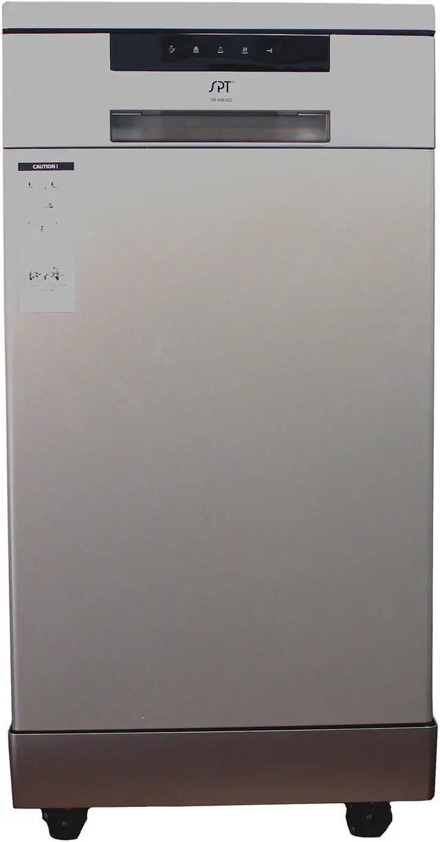 Alt view image 2 of 7 - Sunpentown SD-9263SS 18" Energy Star Portable Dishwasher - Stainless Steel