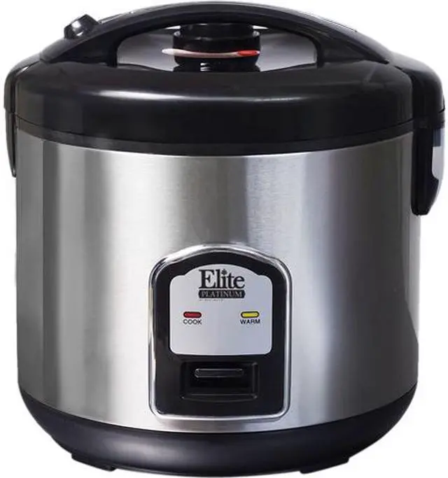 Main image of Maxi-Matic Elite DRC-1000B Stainless Steel Platinum 10-Cup Stainless Steel Rice Cooker