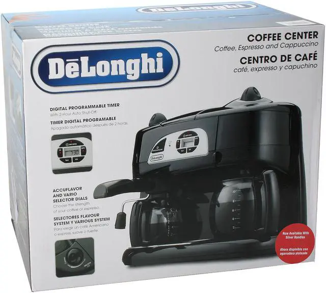Alt view image 14 of 14 - DeLonghi BCO120T Coffee and Espresso Maker Black