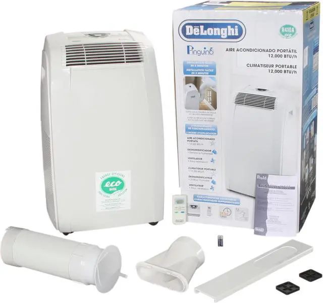 Alt view image 7 of 7 - DeLonghi PAC C120E 12,000 Cooling Capacity (BTU) Portable Air Conditioner