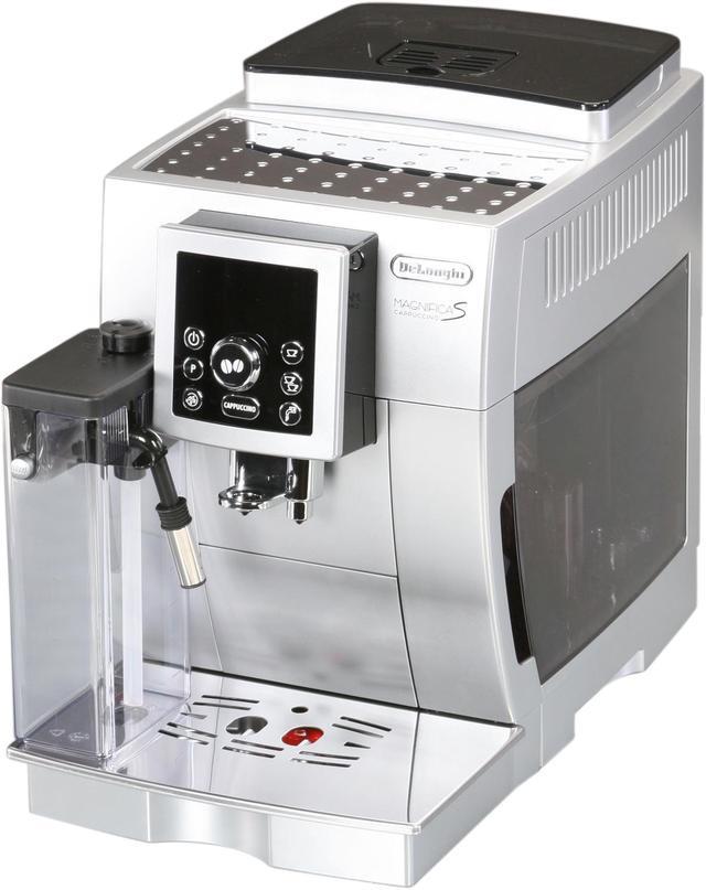 DeLonghi - Cafetera espresso superautomática. Color plateado. ECAM23450SL