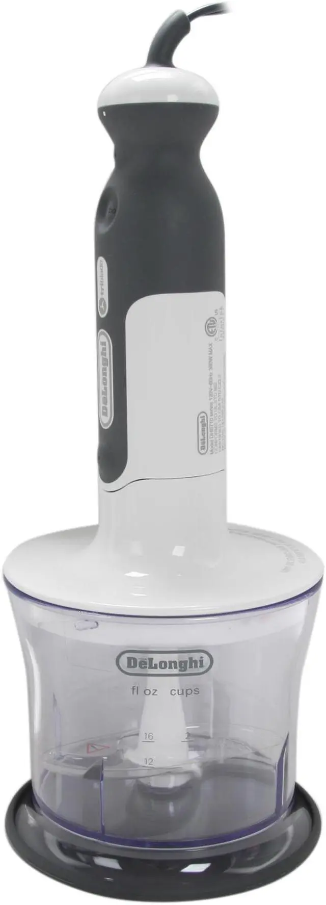 Alt view image 2 of 5 - DeLonghi DHB716 White Triblade Hand Blender