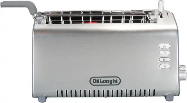 Alt view image 2 of 7 - DeLonghi DTT312 Silver 2-Slice Adjustable Toaster