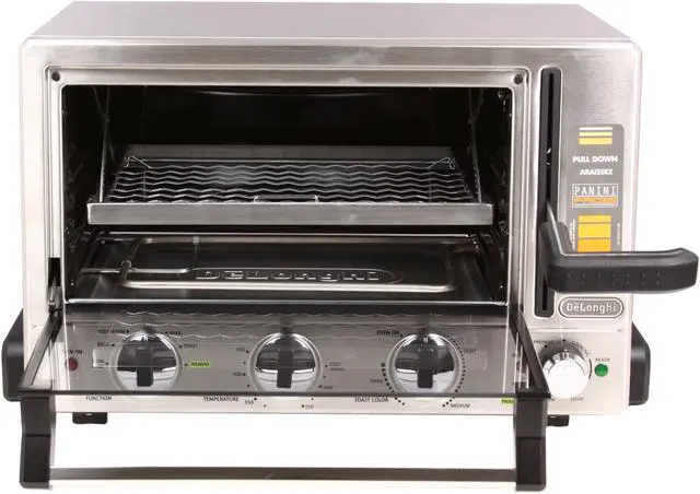 Alt view image 3 of 8 - DeLonghi EOP2046 Silver Toaster Oven