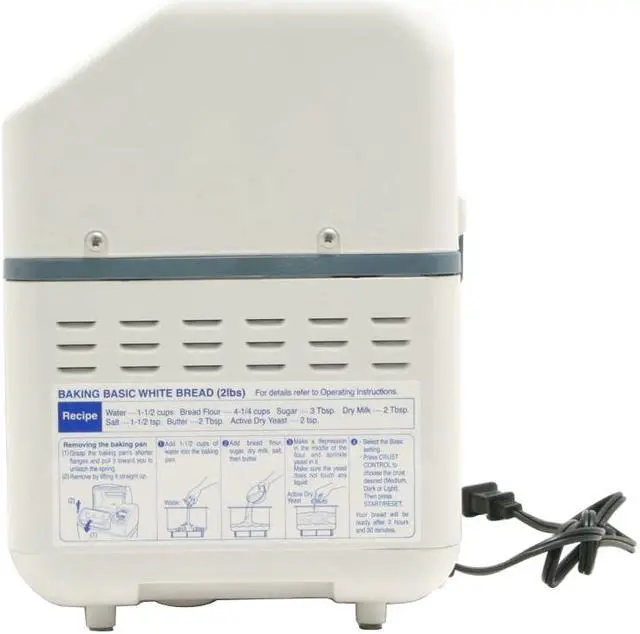 Alt view image 8 of 11 - ZOJIRUSHI BBCC-X20 Home Bakery Supreme Breadmaker