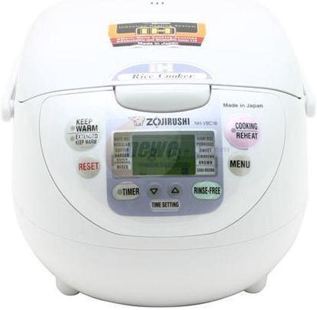 Alt view image 2 of 7 - ZOJIRUSHI NH-VBC18 White Rice Cooker