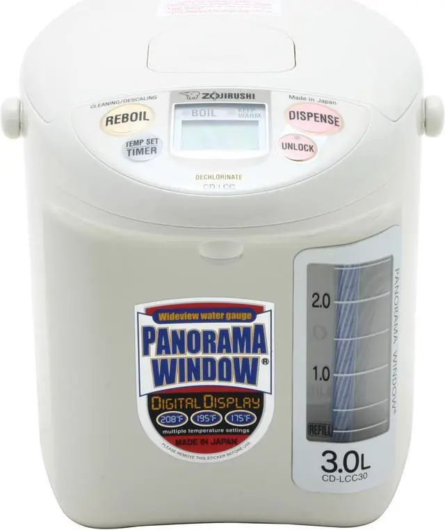 Alt view image 2 of 6 - ZOJIRUSHI CD-LCC30 Panorama Window Micom Electric Dispensing Pot