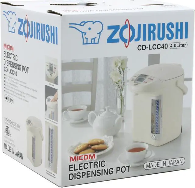 Alt view image 6 of 6 - ZOJIRUSHI CD-LCC40 Panorama Window Micom Electric Dispensing Pot