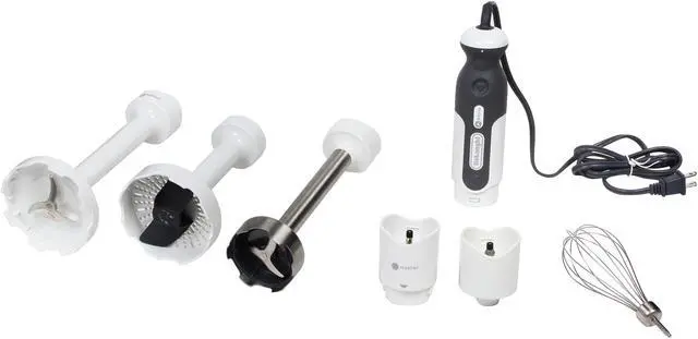 Alt view image 5 of 6 - DeLonghi DHB719 Triblade Variable Speed Hand Blender Variable/Pulse