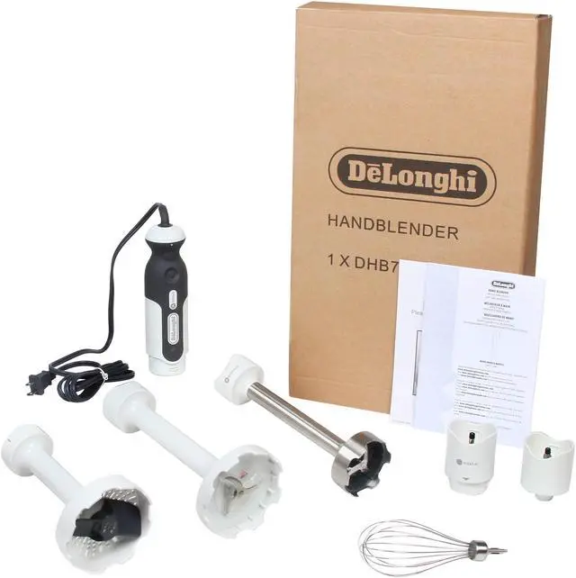 Alt view image 6 of 6 - DeLonghi DHB719 Triblade Variable Speed Hand Blender Variable/Pulse