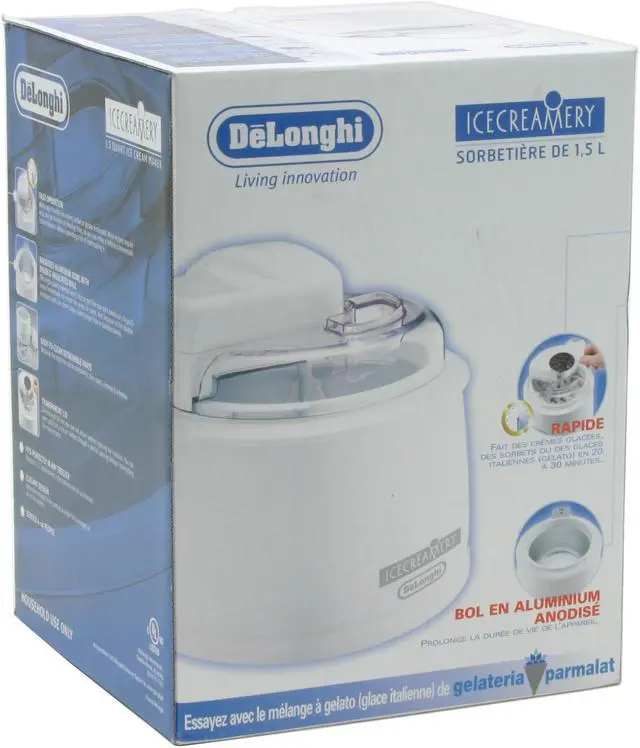 Alt view image 6 of 6 - DeLonghi IC8000 1.5-Quart Ice Cream Maker