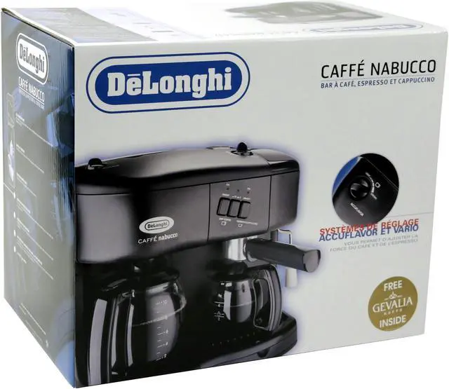 Alt view image 9 of 9 - DeLonghi BCO70 CAFFE NABUCCO Combination Machine Black