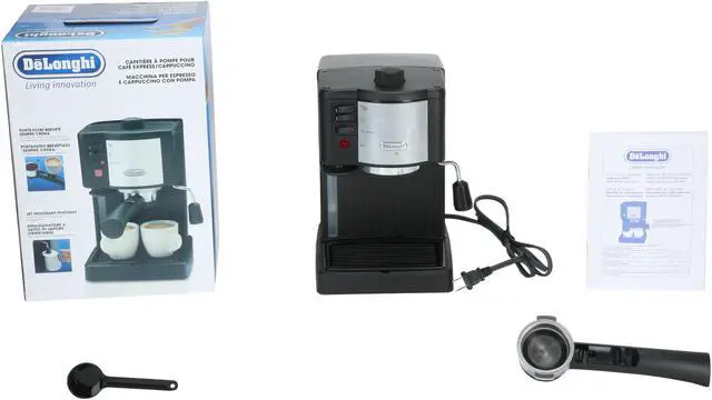 Alt view image 4 of 4 - DeLonghi EC140B Pump Espresso/Cappuccino Maker Black