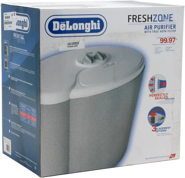Alt view image 7 of 7 - Delonghi DAP130 FreshZone Air Purifier With True HEPA Filtration