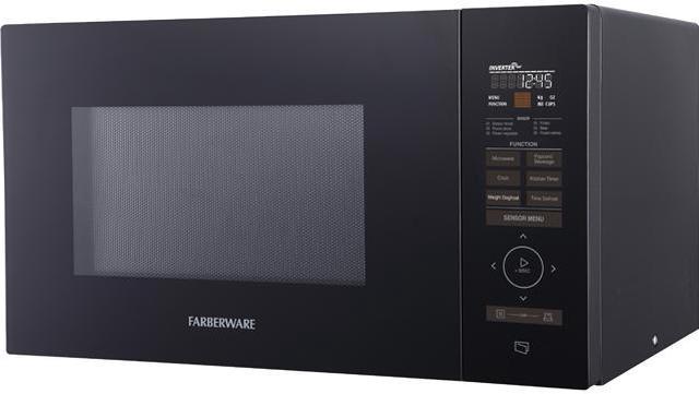 Farberware Gourmet Fmo11Ahtbkj 1.1 Cu. Ft. 1100-Watt Microwave Oven With  Smart Sensor And Inverter Technology, Stainless Steel