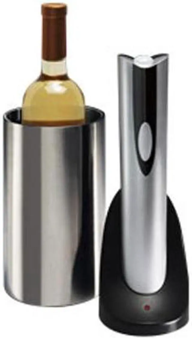 Main image of OSTER 4208 1-Bottle Inspire Wine Opener And Wine Chiller Black & Stainless Steel