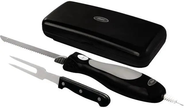 Main image of Oster FPSTEK2803B Electric Knife with Carving Fork and Storage Case