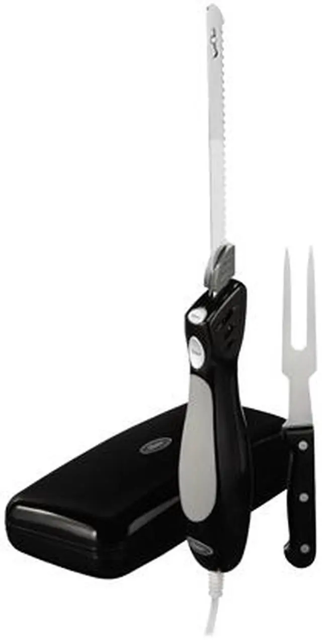 Alt view image 3 of 4 - Oster FPSTEK2803B Electric Knife with Carving Fork and Storage Case