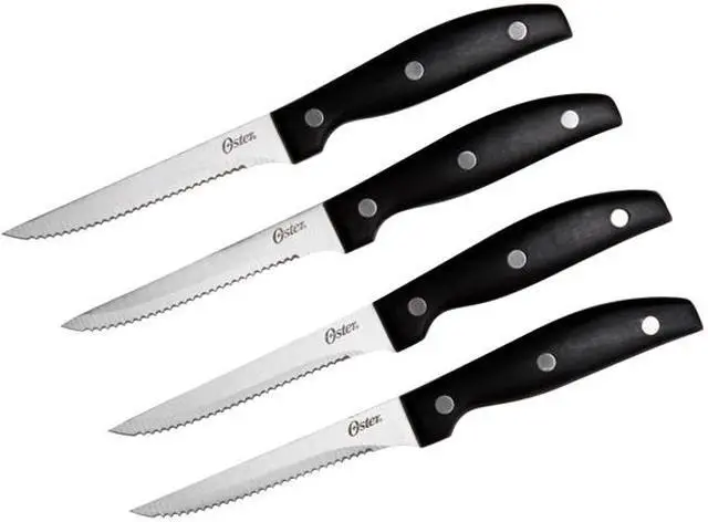 Alt view image 2 of 2 - Oster 75681.04 Granger 4 Pack 4.5 inch Steak Knife Set in Black