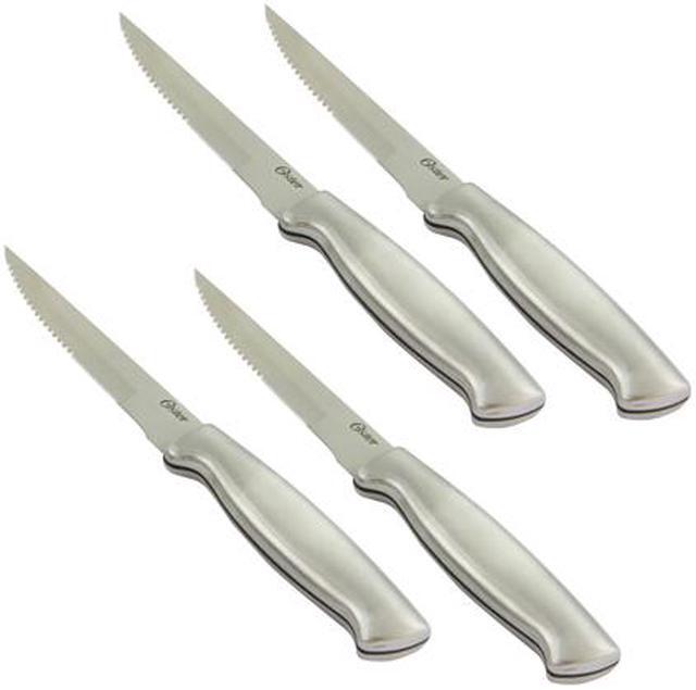 Alt view image 2 of 4 - Oster 91603.04 Baldwyn 4 Piece Stainless Steel Serrated Steak Knives