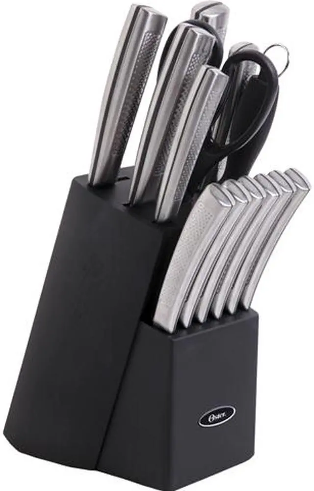 Main image of Oster 92272.14 Wellisford 14pc Cutlery Set with Black Block